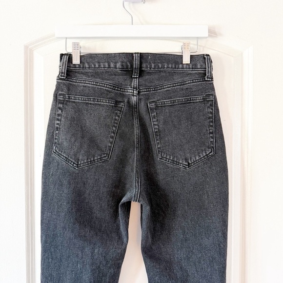 ABERCROMBIE The 90’s Slim Straight Ultra High Rise Jeans Black - Picture 7 of 9